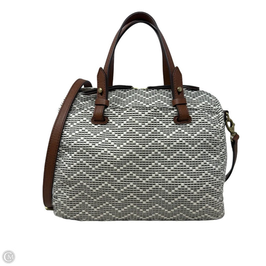 Rachel Woven Satchel By Fossil, Size: Medium