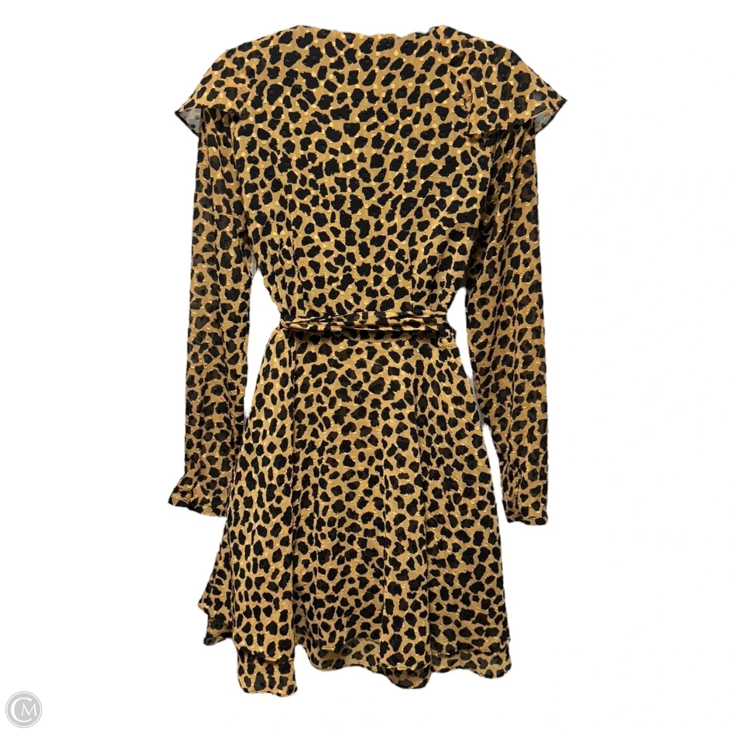 Frenchie Animal Leopard Print Wrap Dress By Free People In Animal Print, Size: S