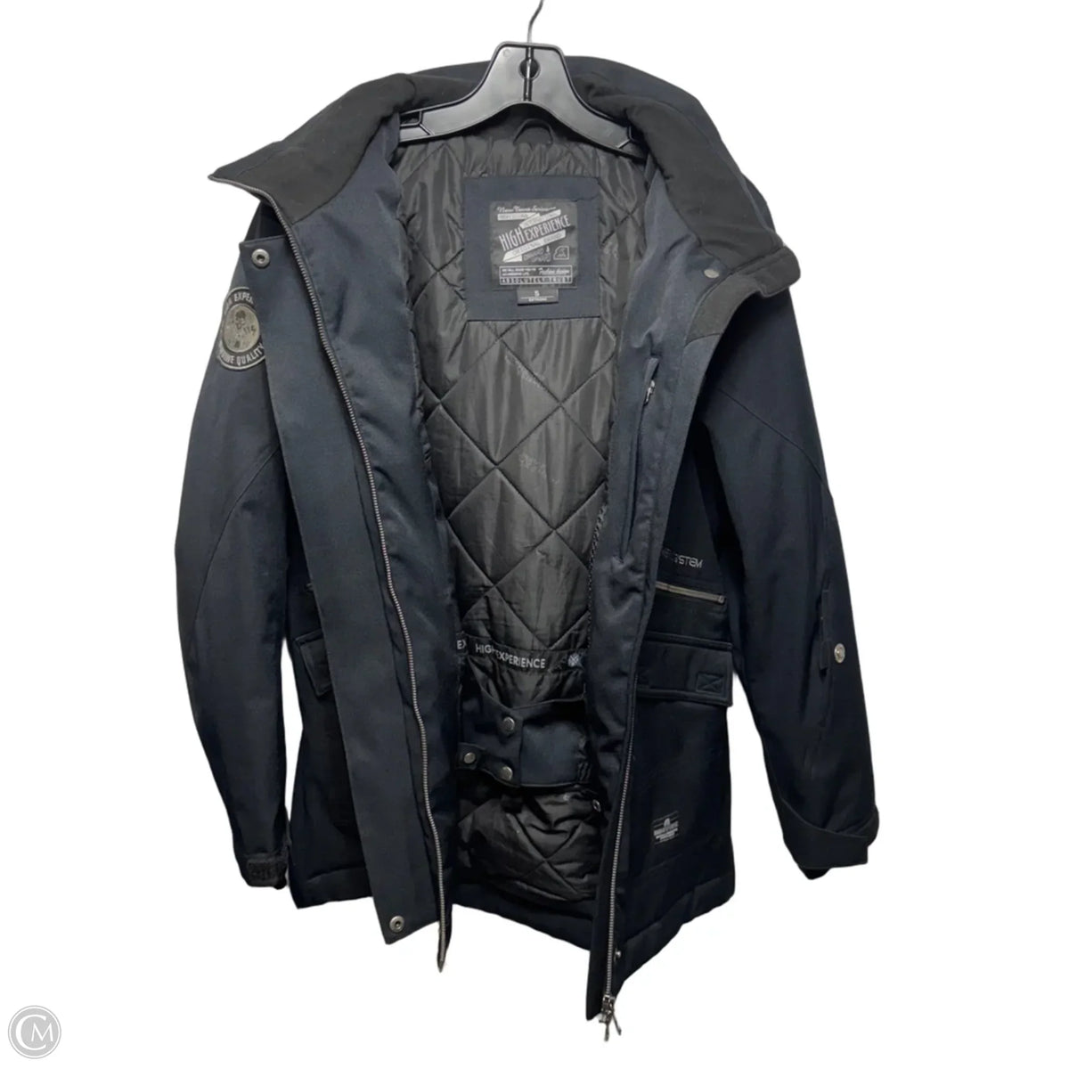 Thermo System Ski & Snowboard Jacket By Higher Experience In Black, Size: S