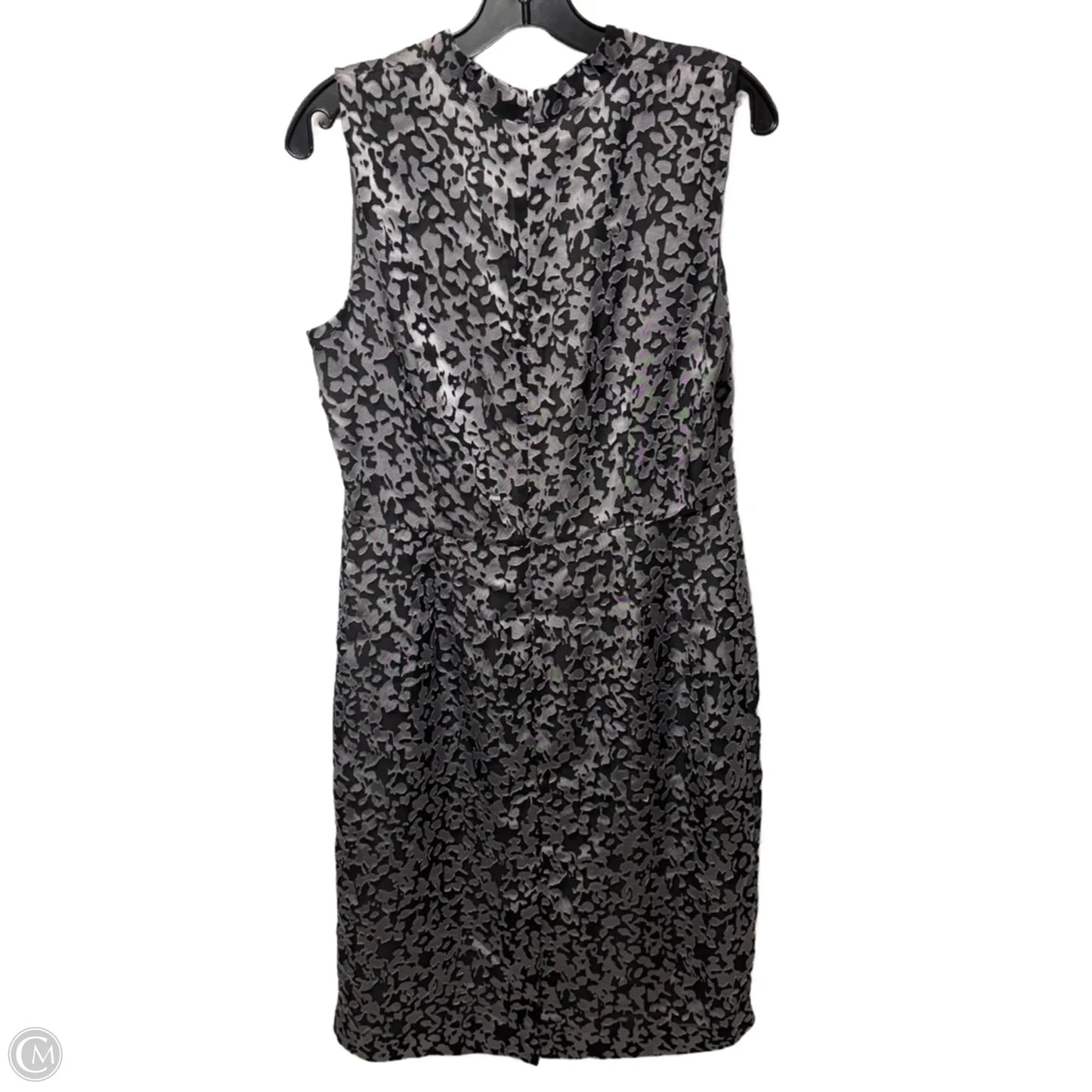 Dress Casual Midi By Brooks Brothers In Black & Grey, Size: 8