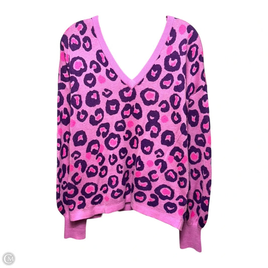 Sweater Designer By Lilly Pulitzer In Animal Print, Size: M
