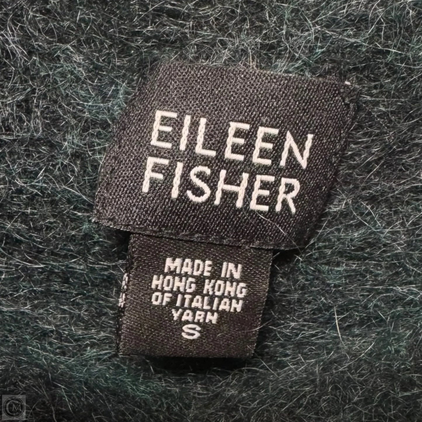 Wool Blend Sweater By Eileen Fisher In Green, Size: S