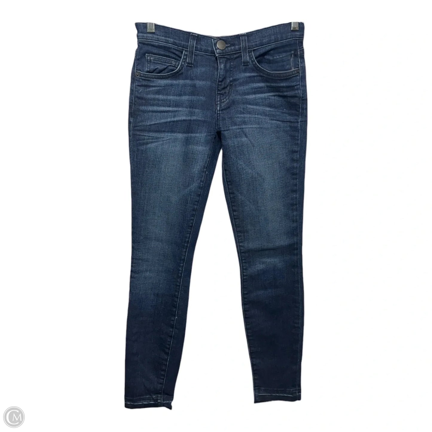 Jeans Skinny By Current Elliott In Blue Denim, Size: 0/24