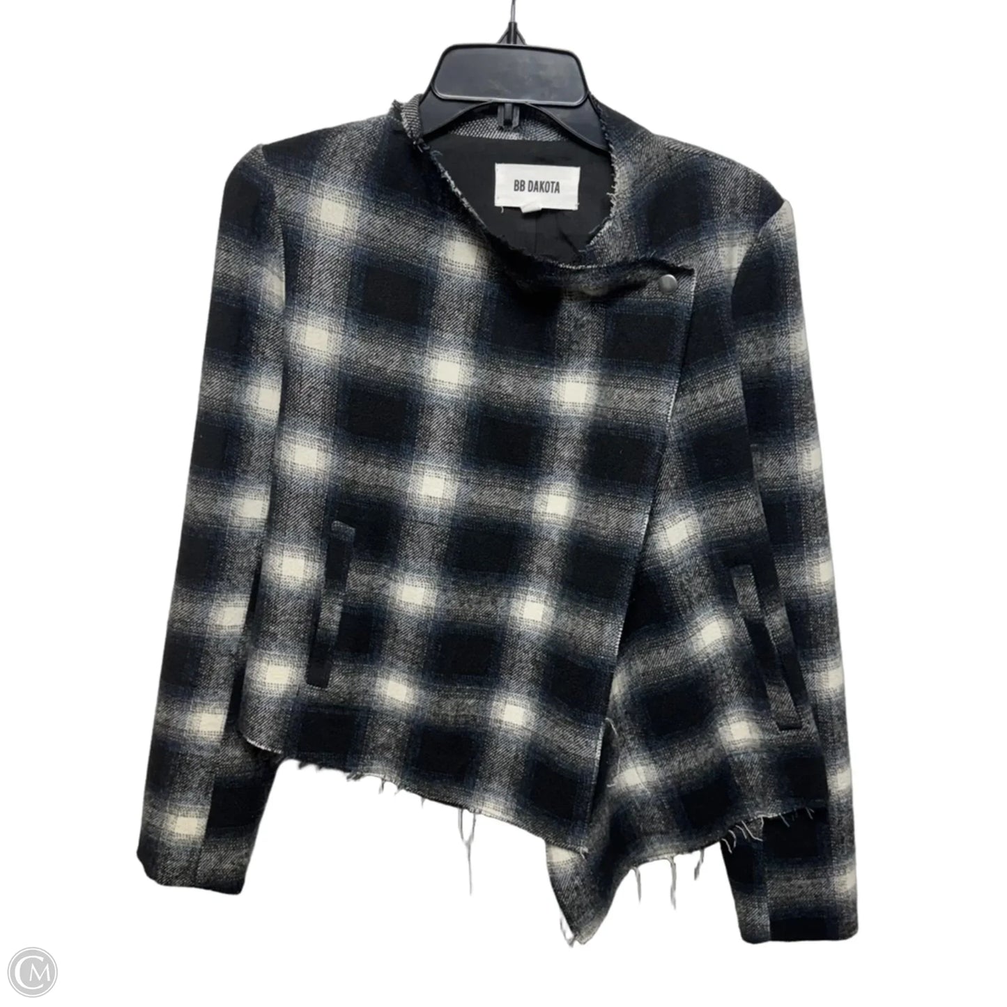 Jacket Shirt By BB Dakota In Plaid Pattern, Size: S