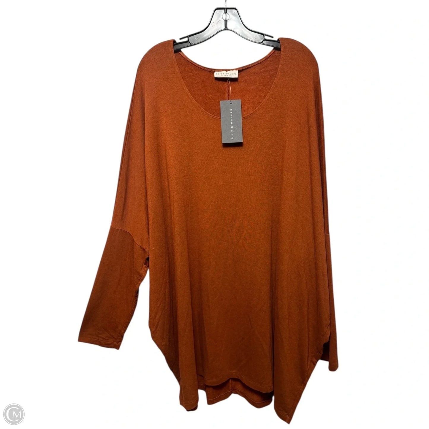 Rachel Tunic Long Sleeve By Bryn Walker In Copper, Size: 3x