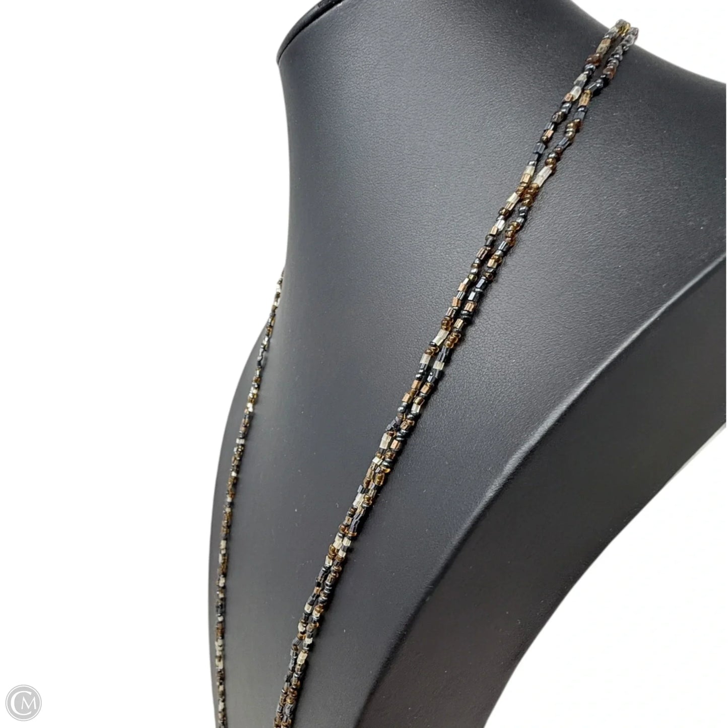 Double Strand Beaded Tassel Necklace