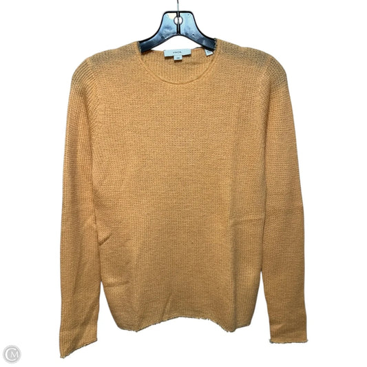 Cashmere & Silk Sweater By Vince In Orange, Size: M