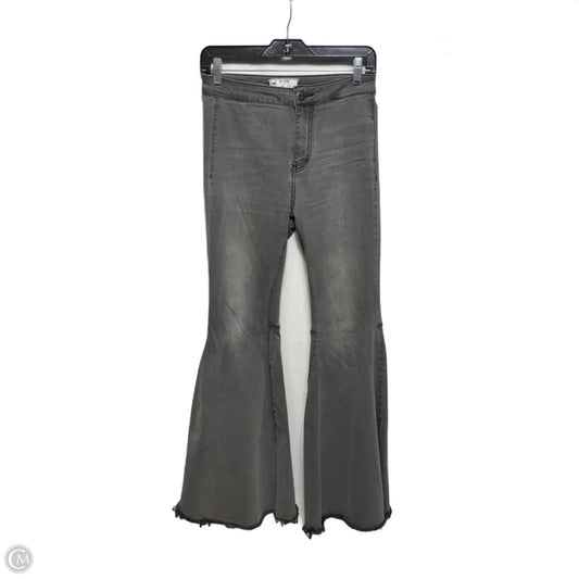 Just Float On Flare Jeans By Free People In Grey, Size: 2/26 Short