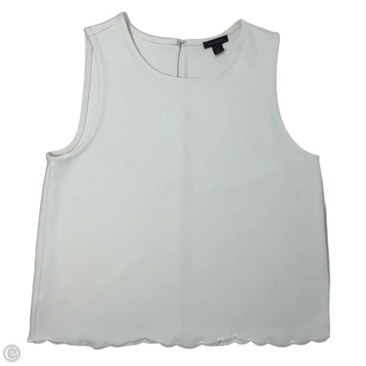 Top Sleeveless By Ann Taylor In Cream, Size: Xs