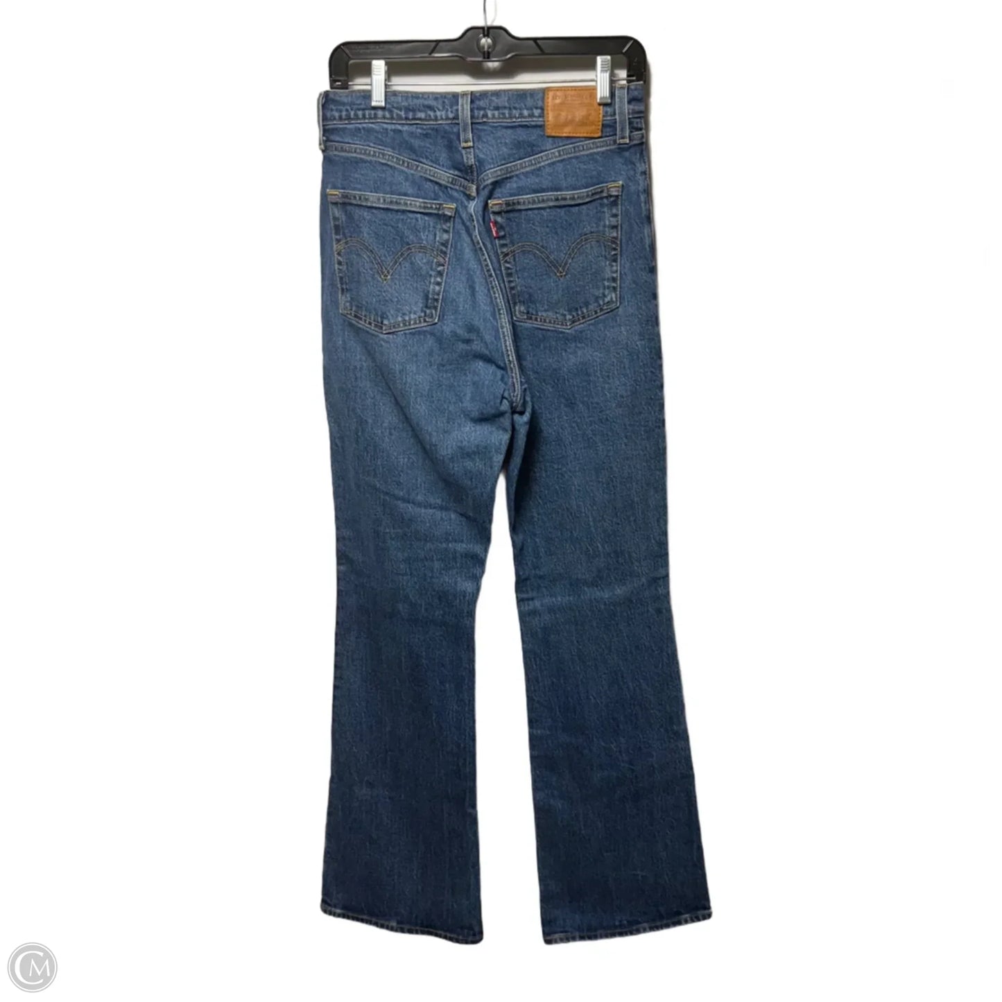 Ribcage Boot Jeans By Levis In Blue Denim, Size: 6/28