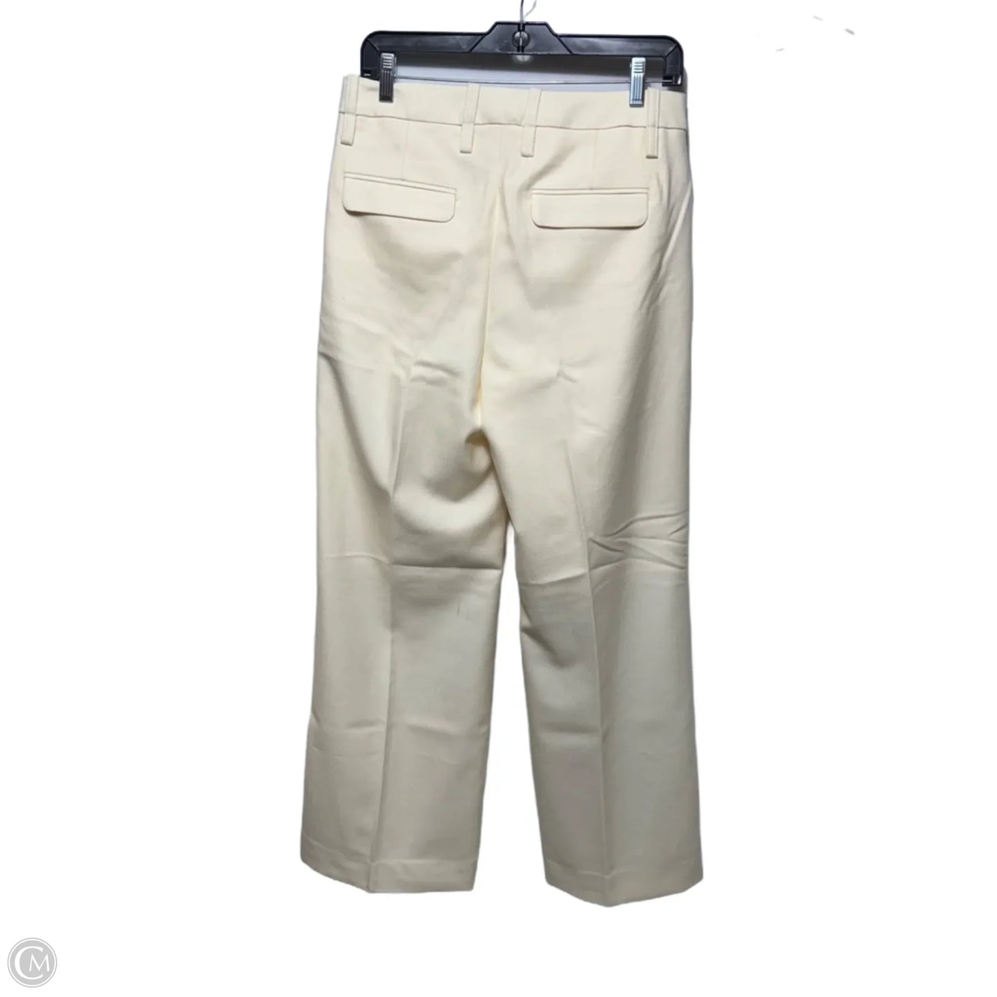 Lido Wide Leg Italian Wool Pants By Banana Republic In Transition Cream White, Size: 6