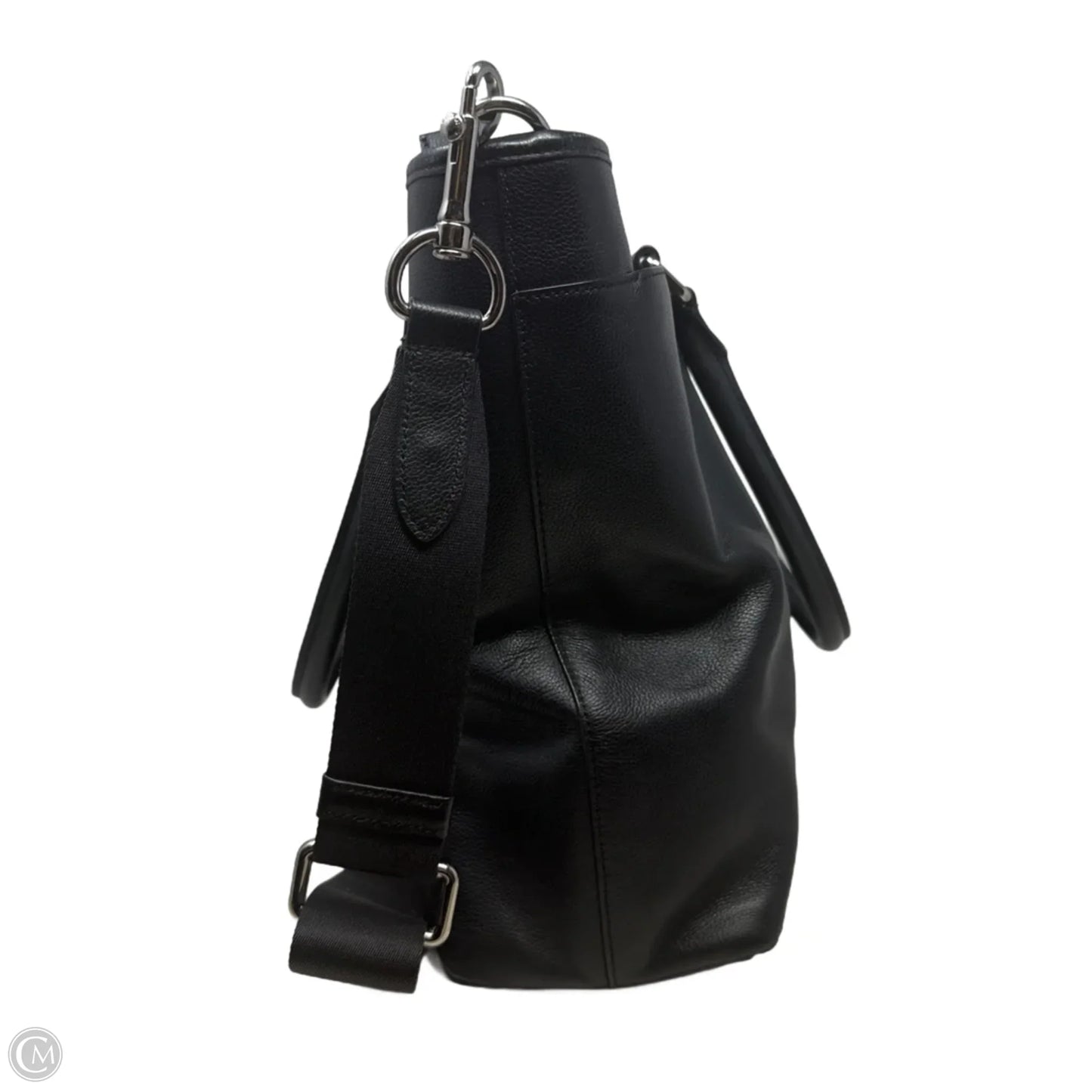 Perry Leather Business Tote Designer By Coach, Size: Large