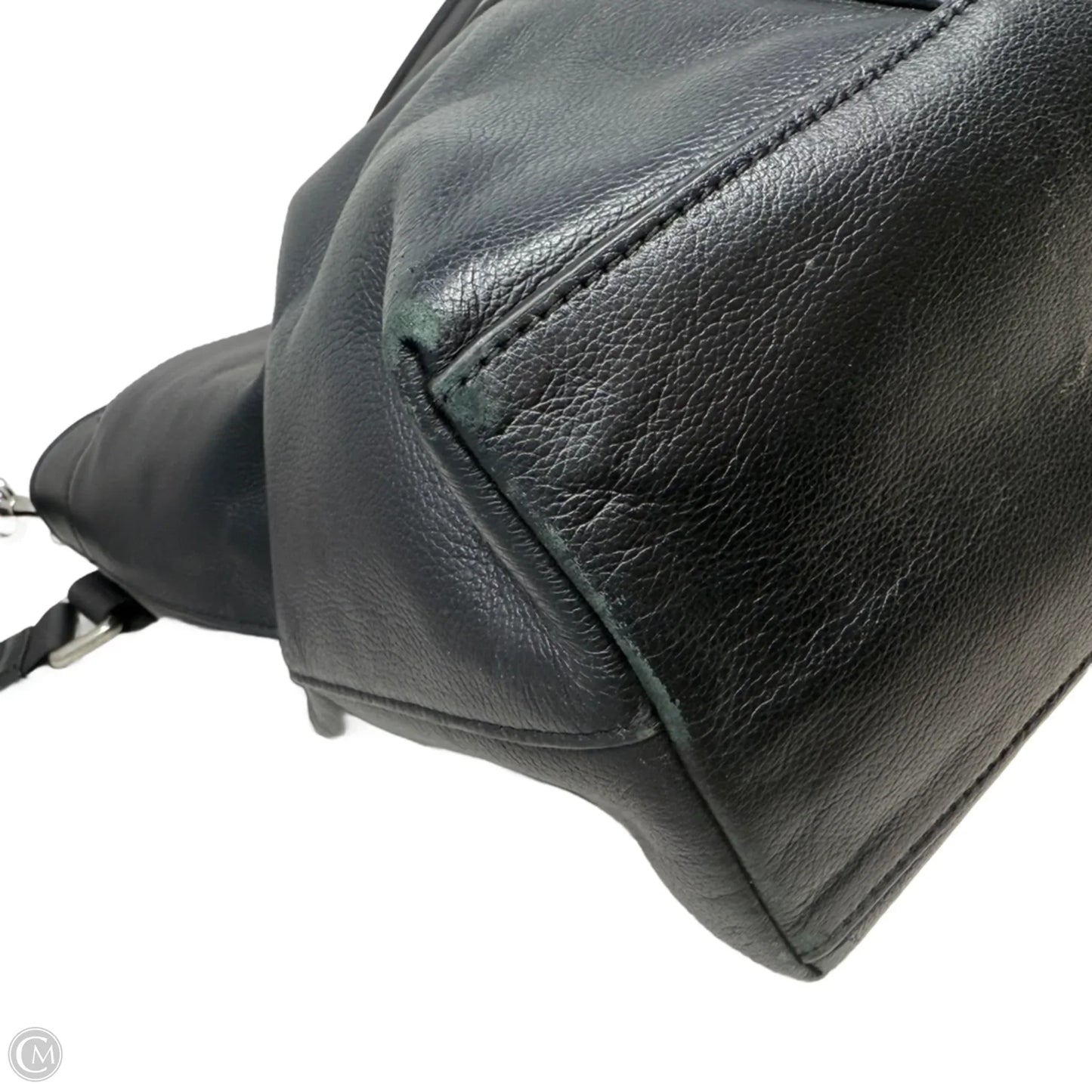 Perry Leather Business Tote Designer By Coach, Size: Large