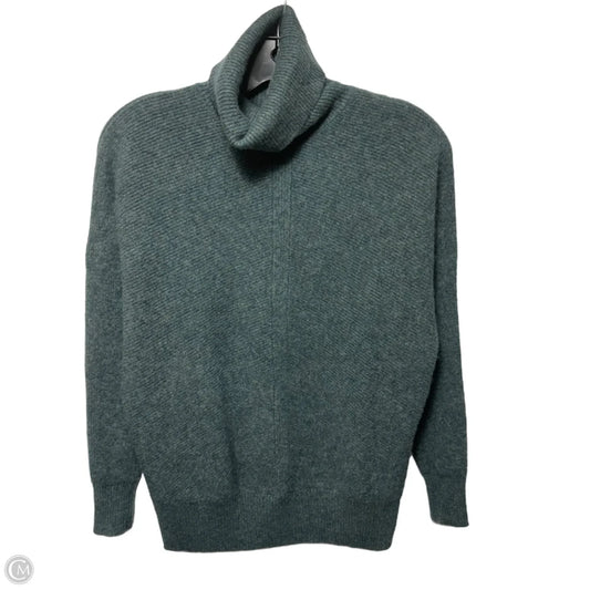 Cashmere Turtleneck Sweater By Nicole Miller In Green, Size: M