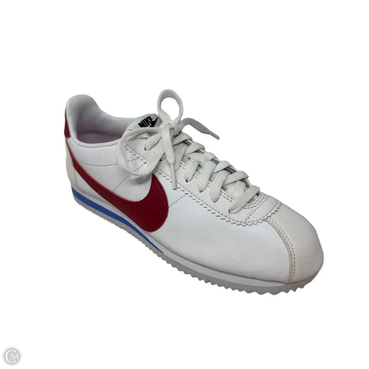 Cortez Shoes Athletic By Nike In Blue & Red & White, Size: 8.5
