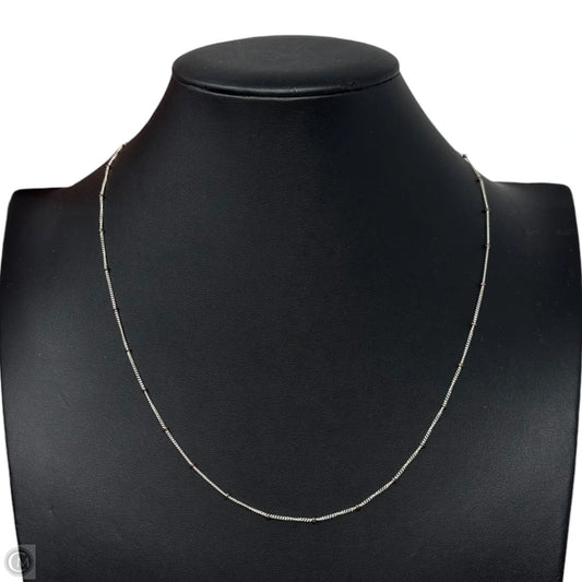 Thin Chain Necklace Sterling Silver