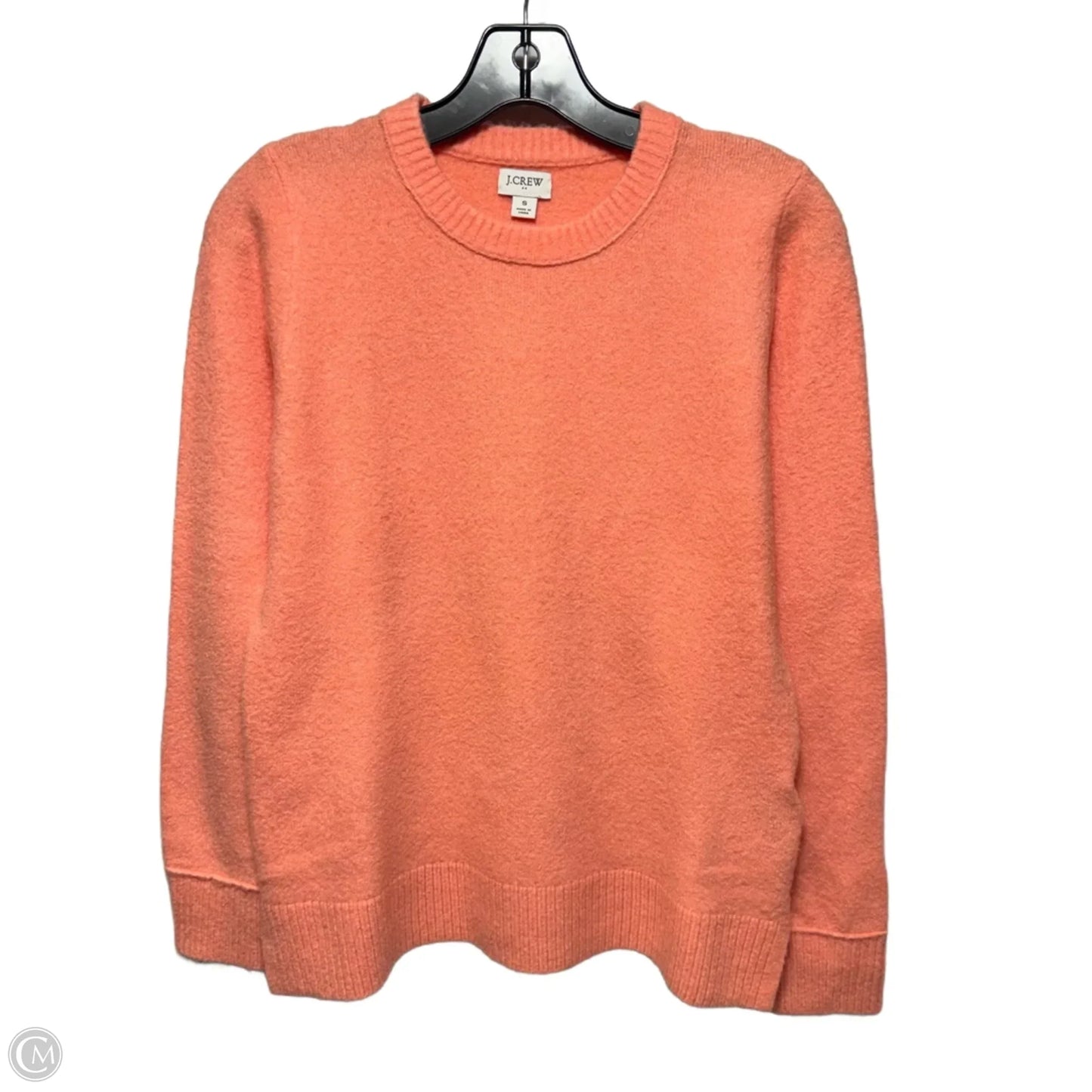 Crew Neck Sweater By J. Crew In Peach, Size: S