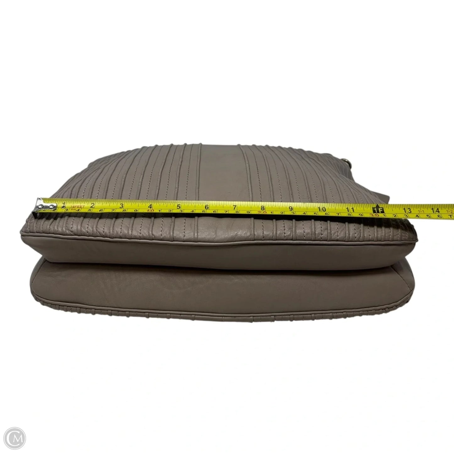 Madison Pintuck Hobo Handbag Designer By Coach, Size: Large