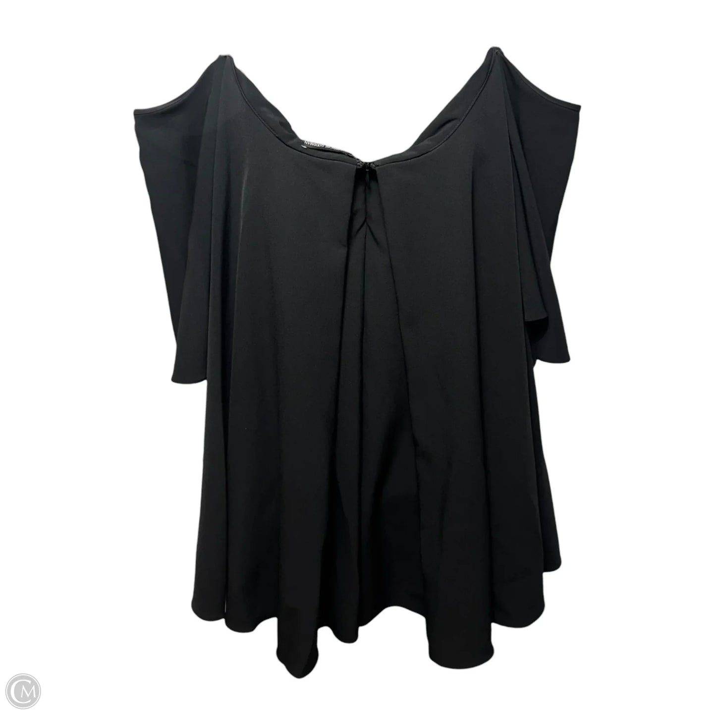 Off Shoulder Dress Designer By Milly In Black, Size: 8