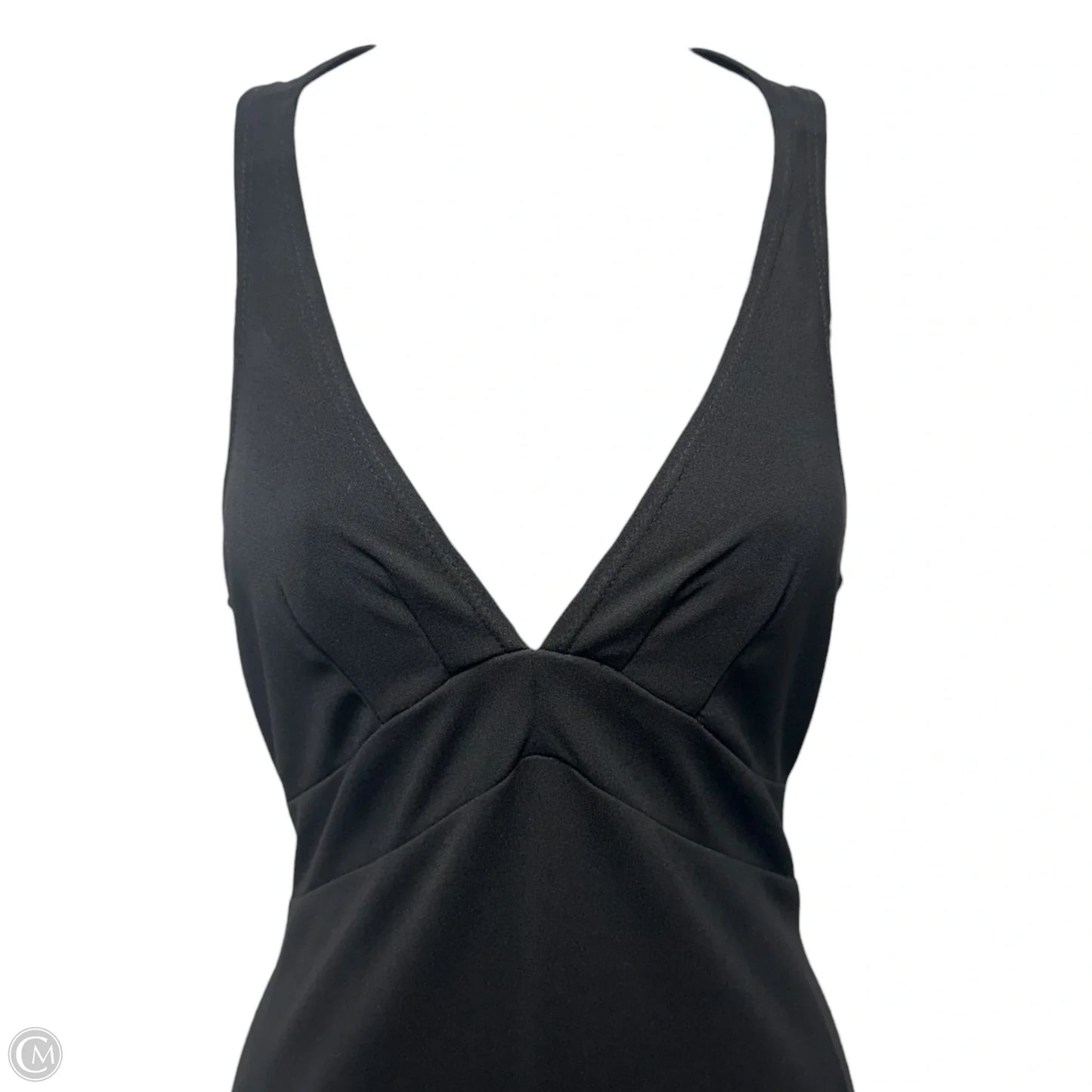 Open Back Dress Party Long By Rene Ruiz In Black, Size: 4 (estimated)