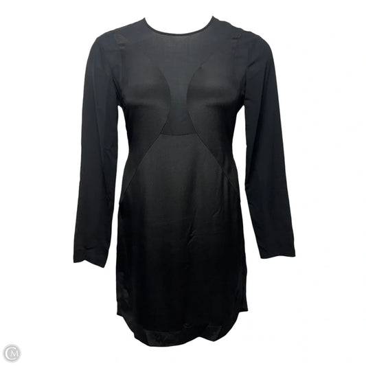 Wool & Silk Semi Sheer Dress Casual Short By Maiyet In Black, Size: 6 (EU 40)