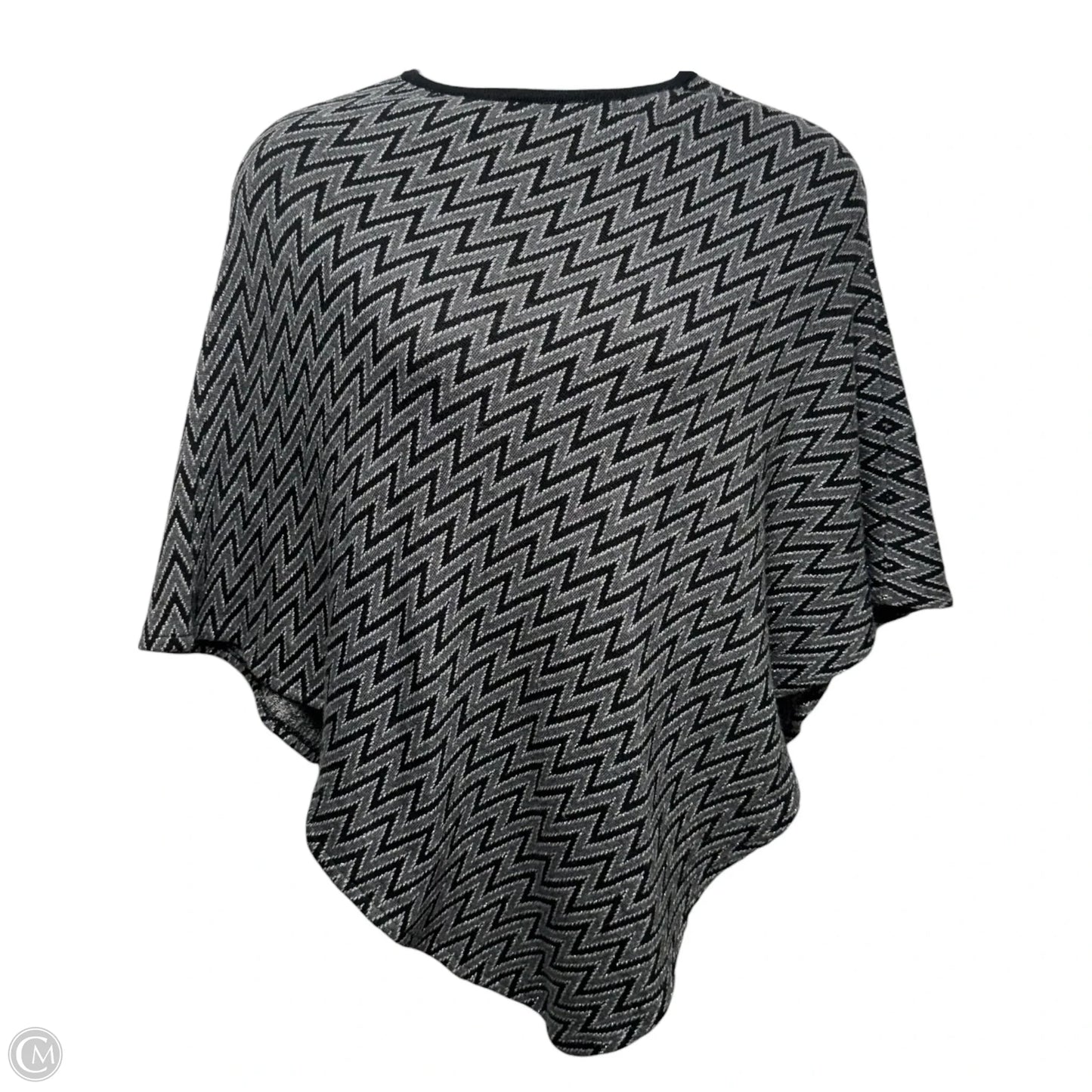 Poncho Luxury Designer By Missoni In Chevron Pattern, Size: Osfm