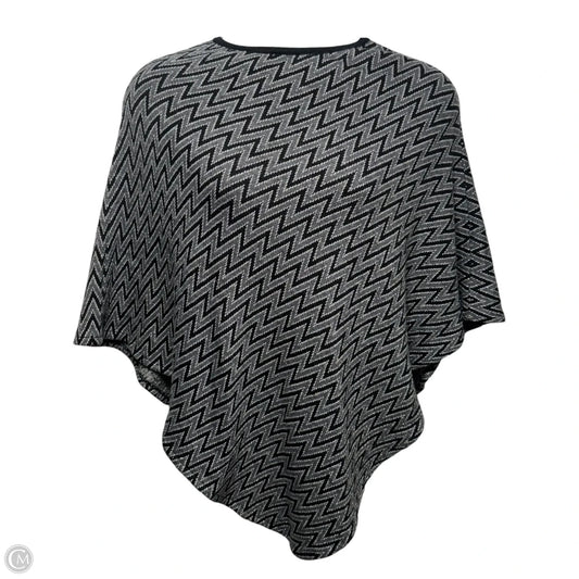 Poncho Luxury Designer By Missoni In Chevron Pattern, Size: Osfm