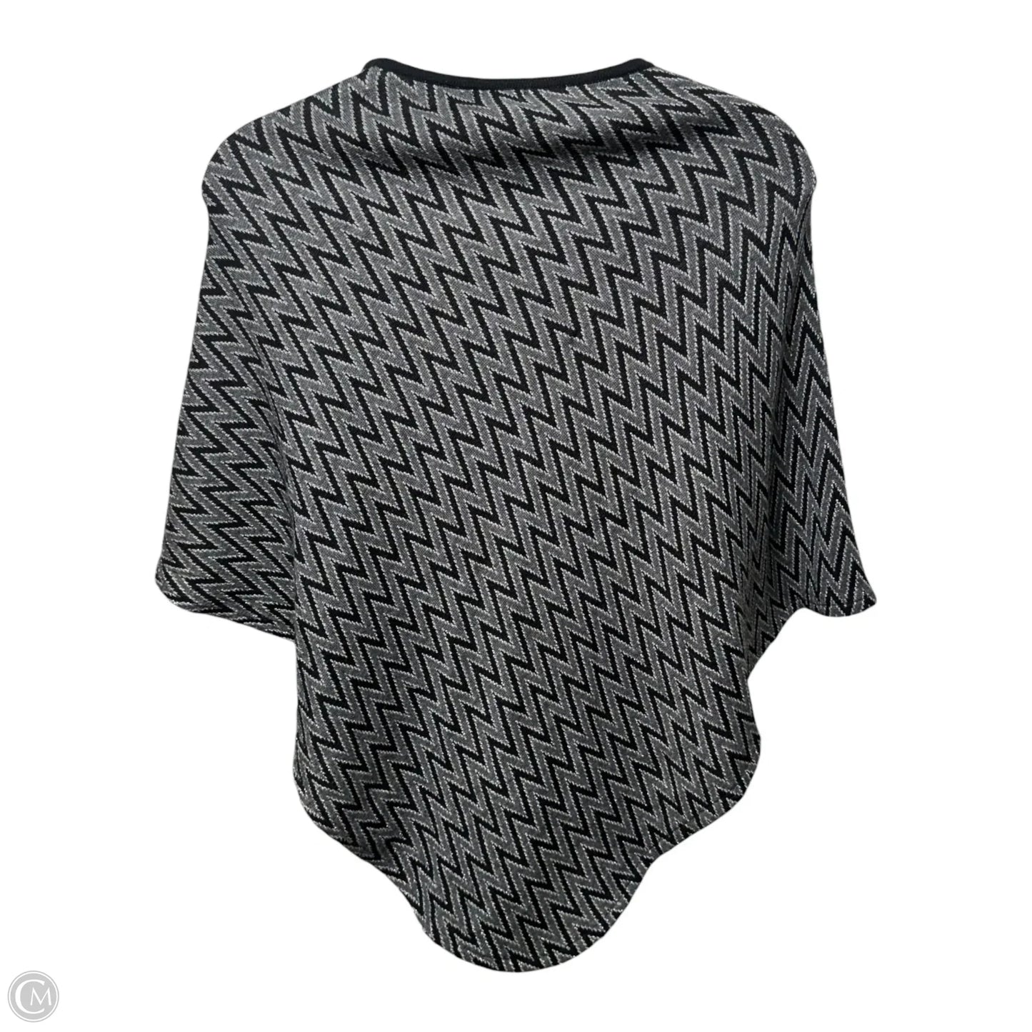 Poncho Luxury Designer By Missoni In Chevron Pattern, Size: Osfm