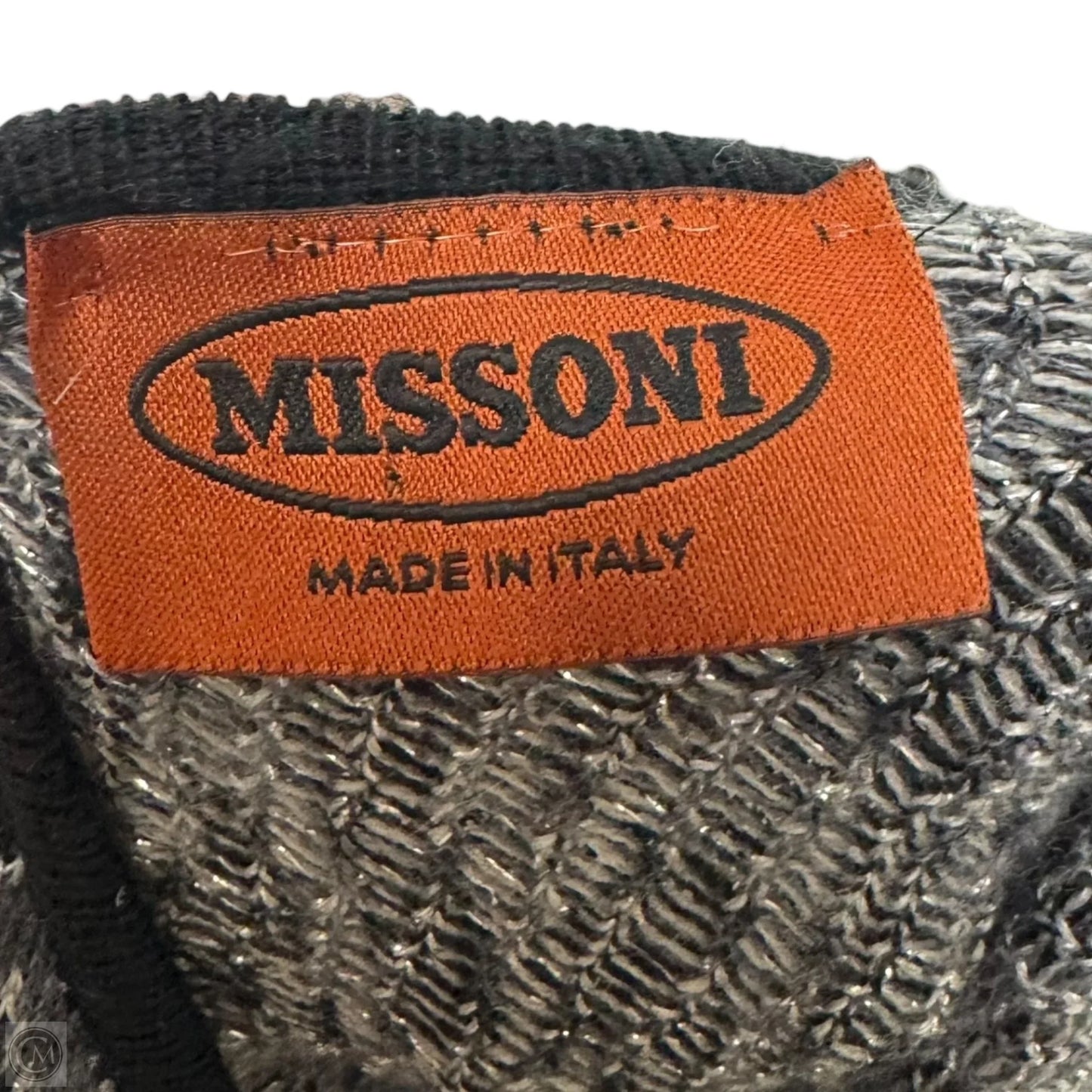 Poncho Luxury Designer By Missoni In Chevron Pattern, Size: Osfm