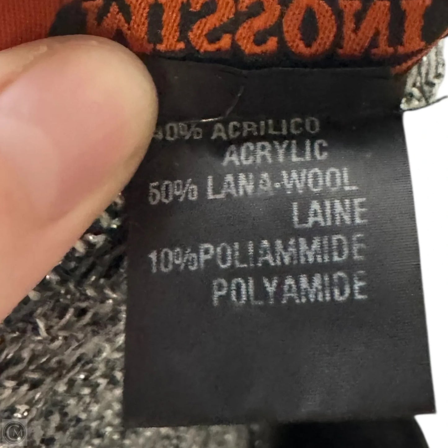 Poncho Luxury Designer By Missoni In Chevron Pattern, Size: Osfm