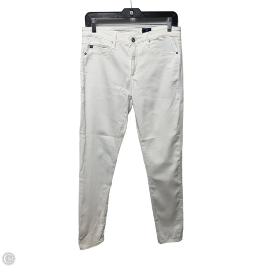The Middi Ankle Jeans mid-rise legging ankle By Adriano Goldschmied In White Denim, Size: 8/29