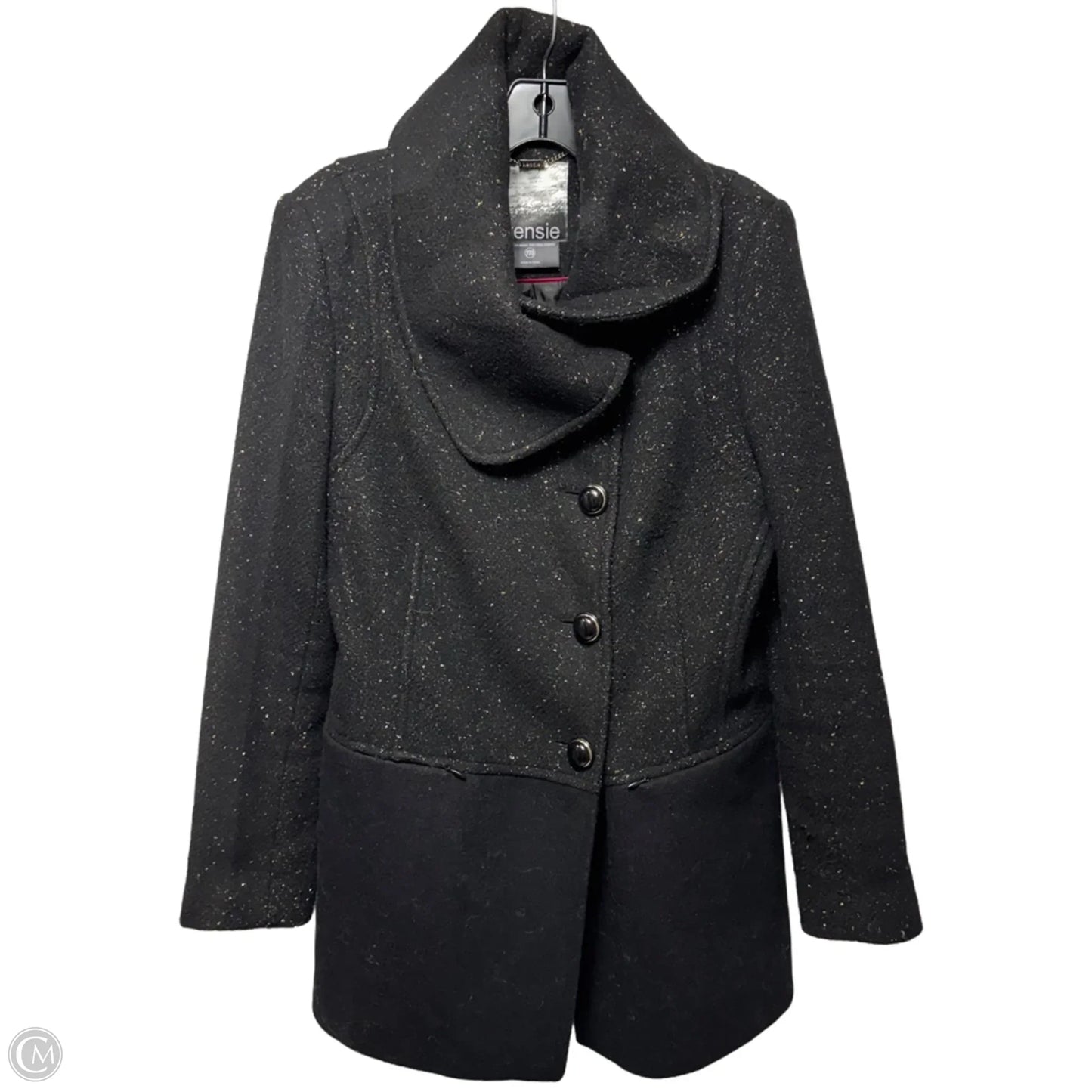 Coat By Kensie In Black, Size: M