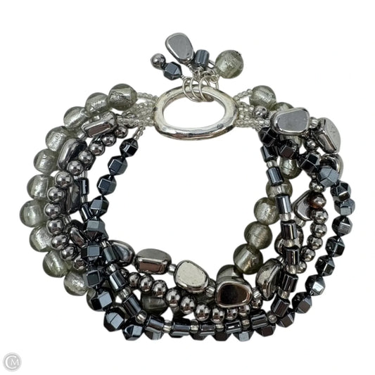 Hailstone Hematite Multi Strand Bracelet Sterling Silver By Silpada