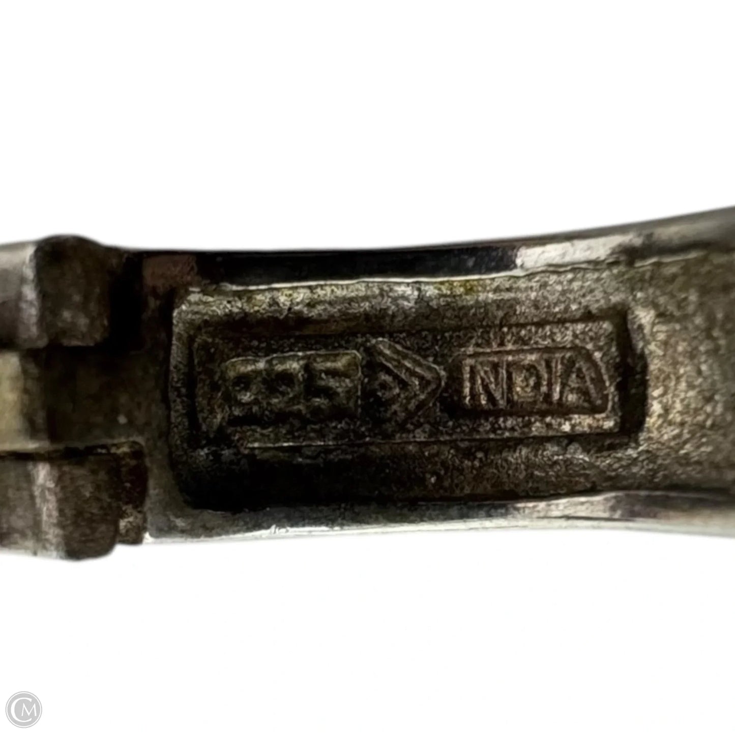 CZ Huggie Hoop Earrings Sterling Silver By Silpada