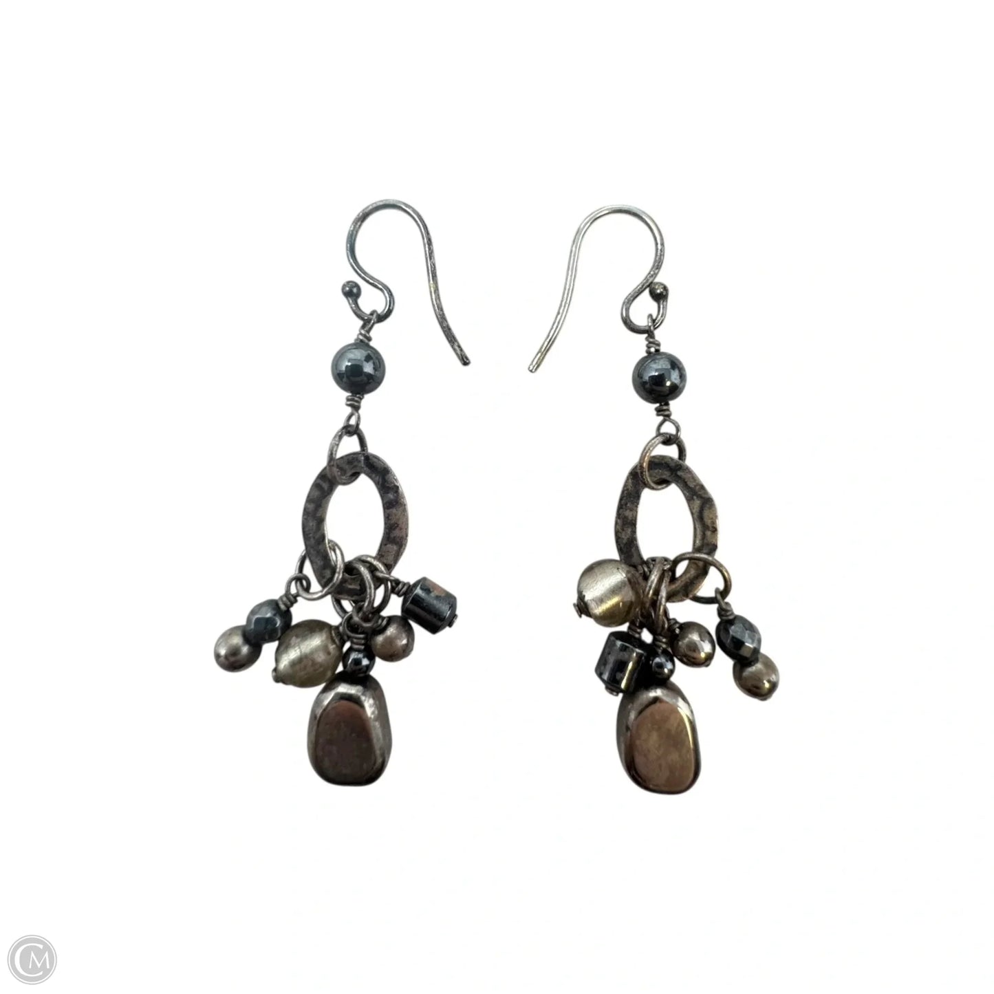 Metallic Dangle Earrings