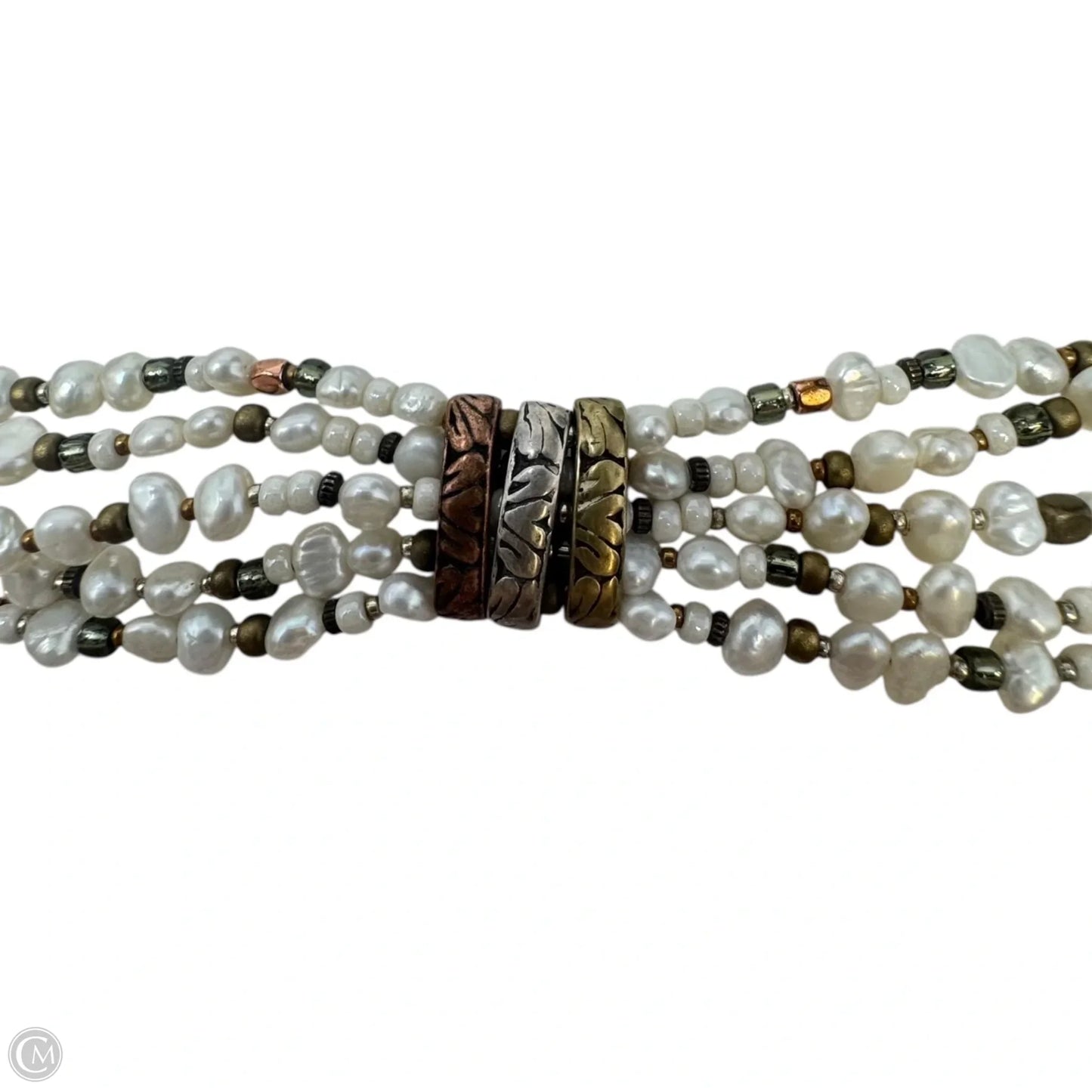 Multi Strand Pearl Bracelet Sterling Silver By Silpada