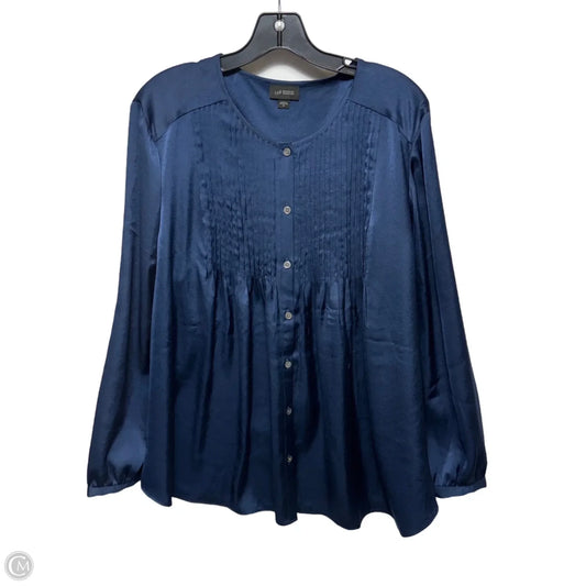 Top Long Sleeve By J. Jill In Navy, Size: Xl