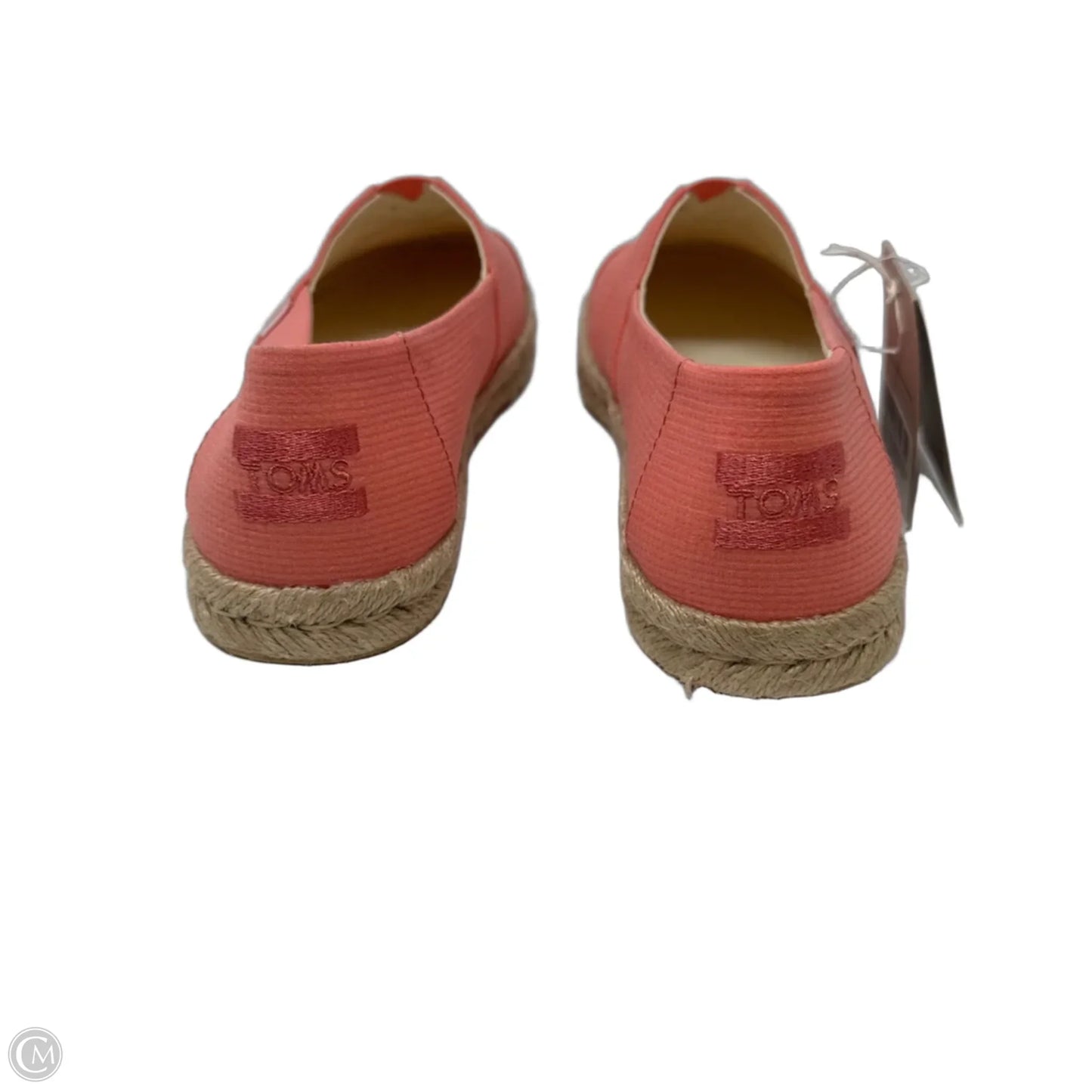 Alpargata Rope 2.0 Shoes Flats By Toms In Shell Pink, Size: 8.5