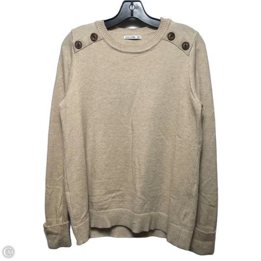 Sweater By Pink Clover In Tan, Size: M
