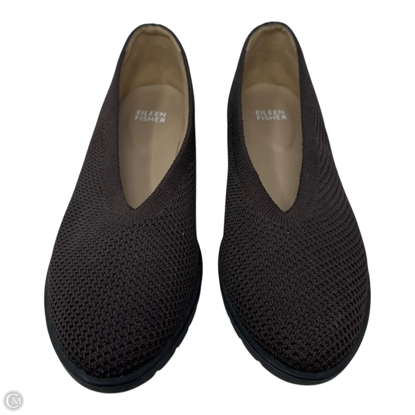 Knit Shoes Flats By Eileen Fisher In Brown, Size: 8.5