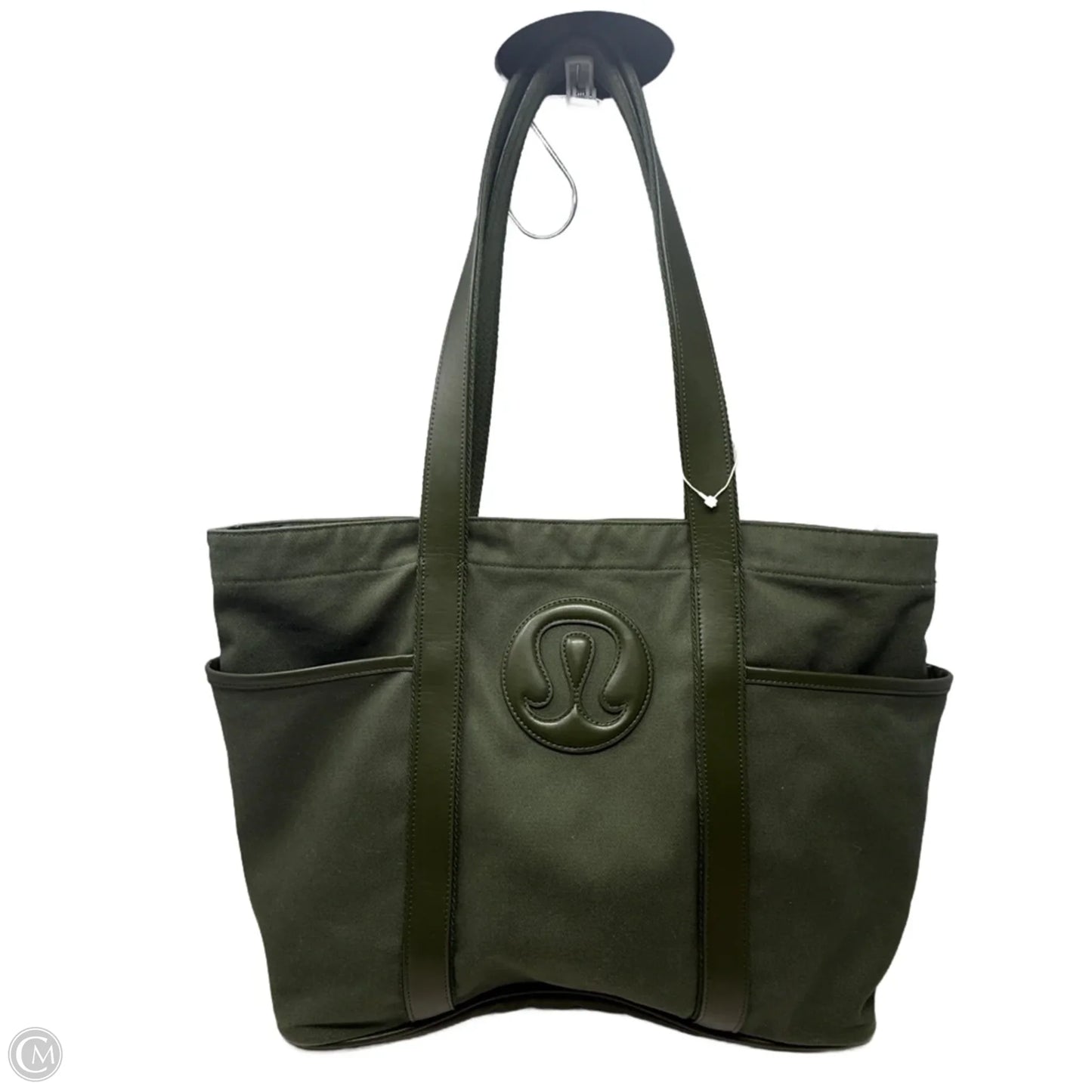 Daily Multi-Pocket Canvas Tote Bag 20L Leather Alternative By Lululemon, Size: Large