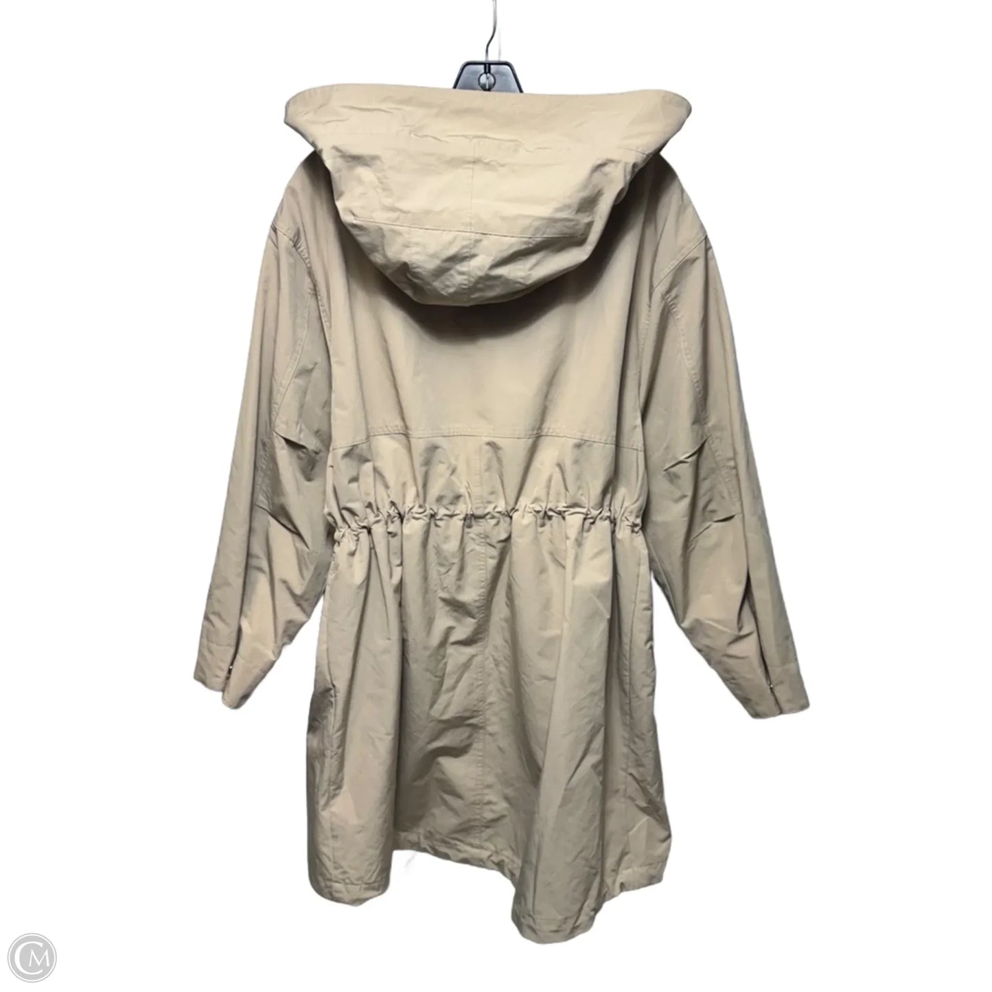 Jacket Windbreaker By H&m In Tan, Size: M