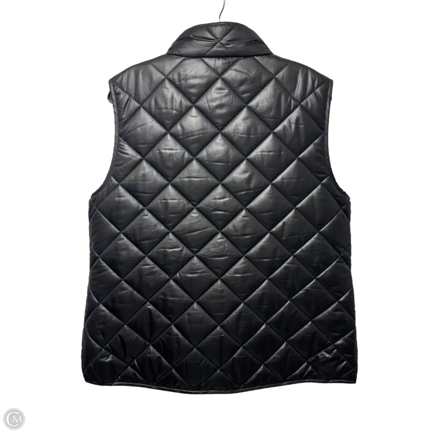 Quilted Vest Designer By Kate Spade In Black, Size: XL
