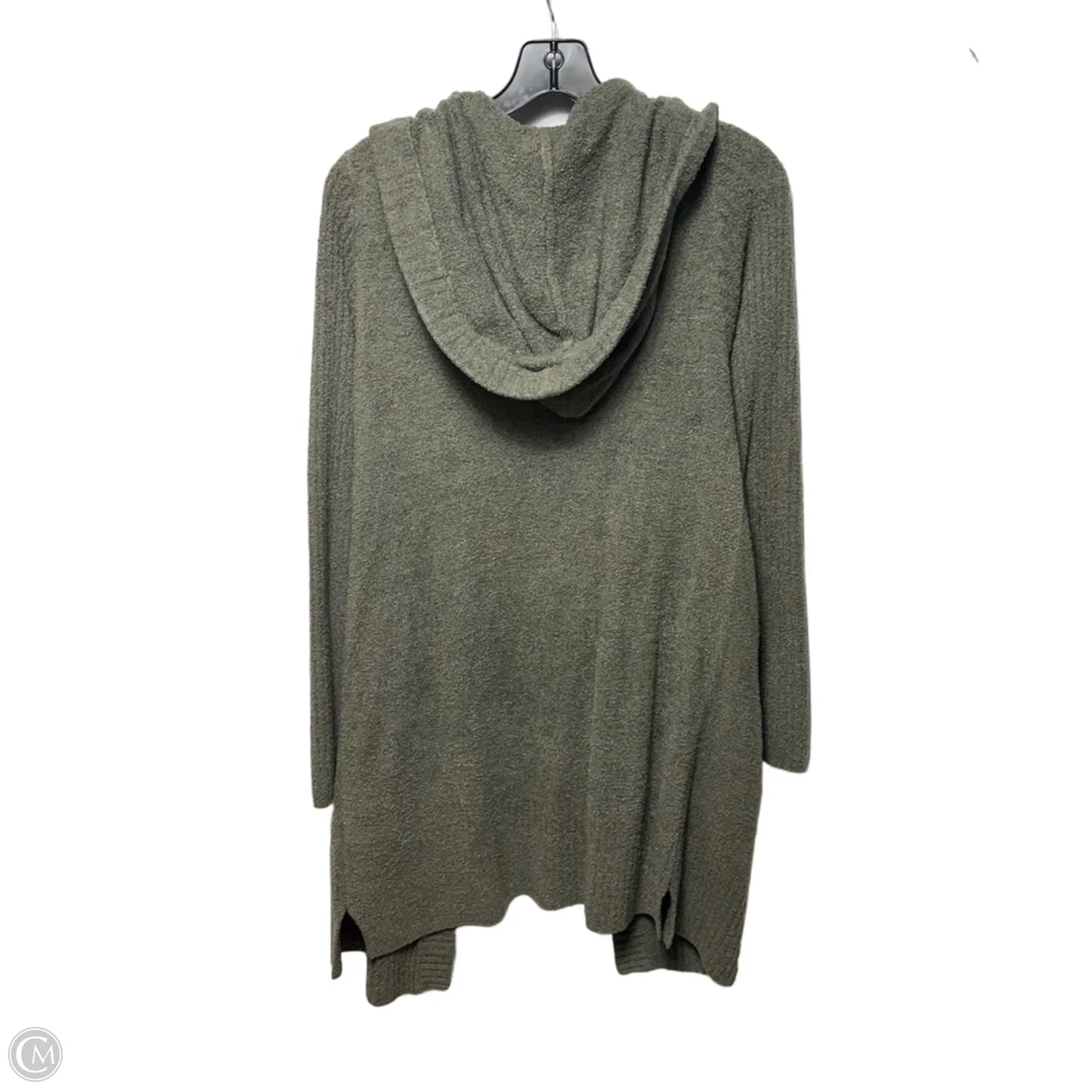 CozyChic Lite Hooded Cardigan Sweater By Barefoot Dreams In Green, Size: L