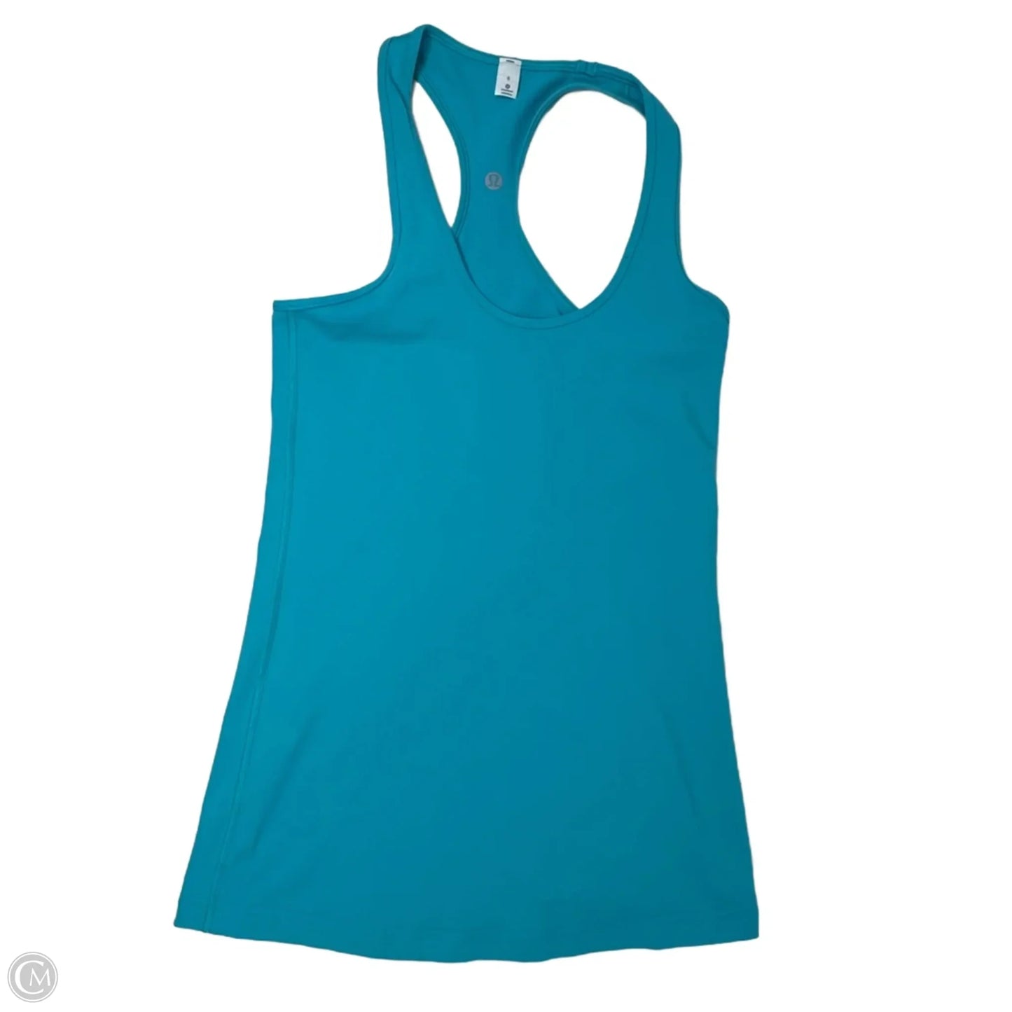 Athletic Tank Top By Lululemon In Aqua, Size: 6