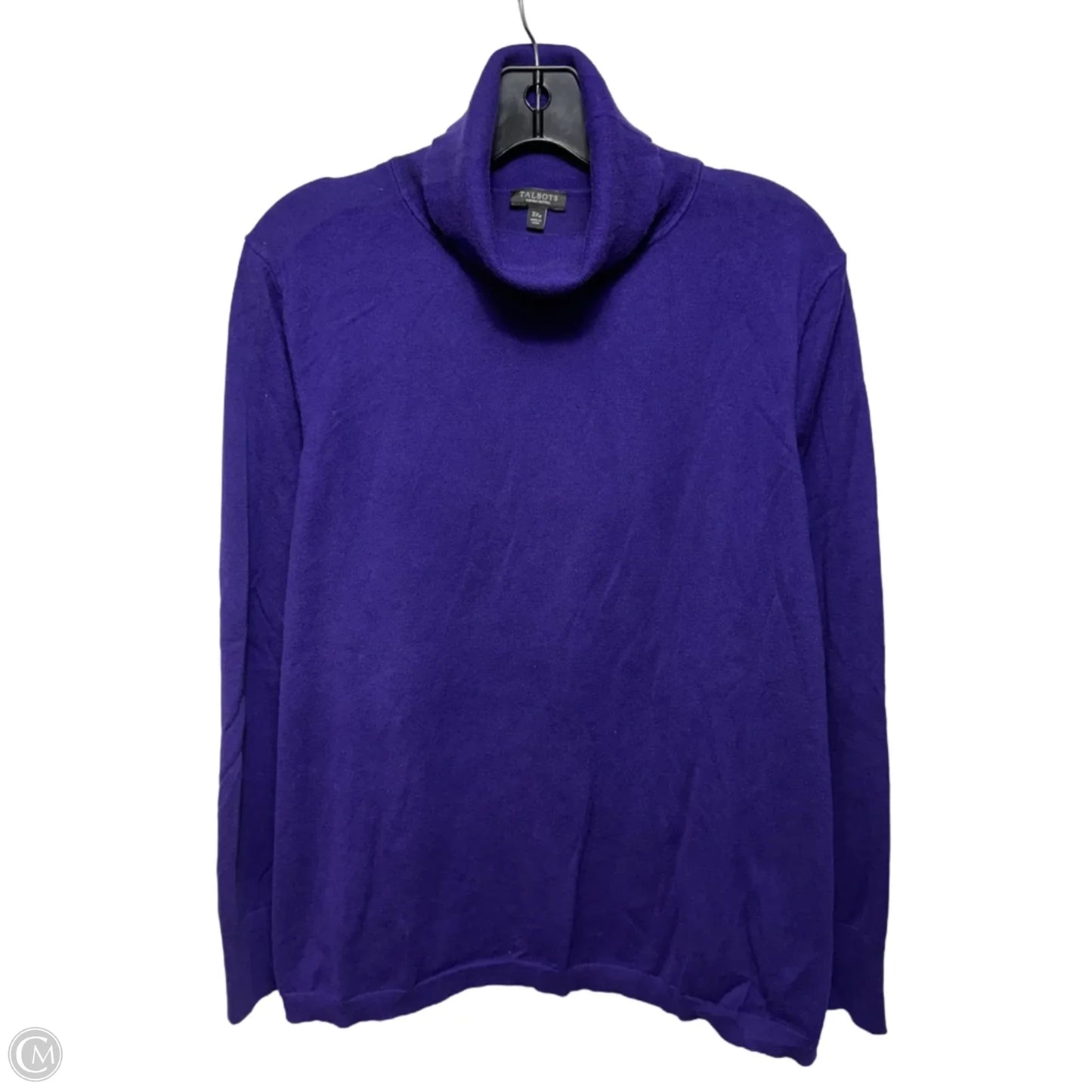 Sweater By Talbots In Purple, Size: 3x P
