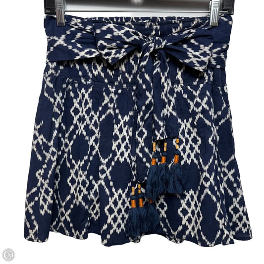 Skirt Mini & Short By Anthropologie In Navy, Size: Xs