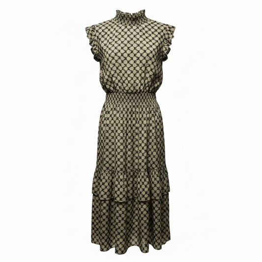 The Molly Dress By Perry Walker In Brown & Green, Size: 2