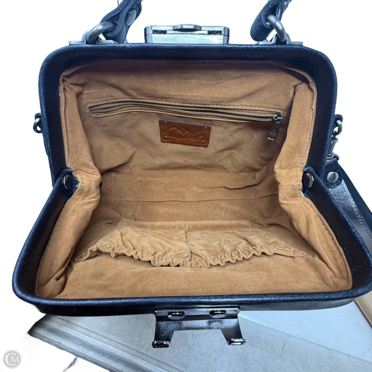 Gracchi Frame Satchel Designer By Patricia Nash, Size: Small