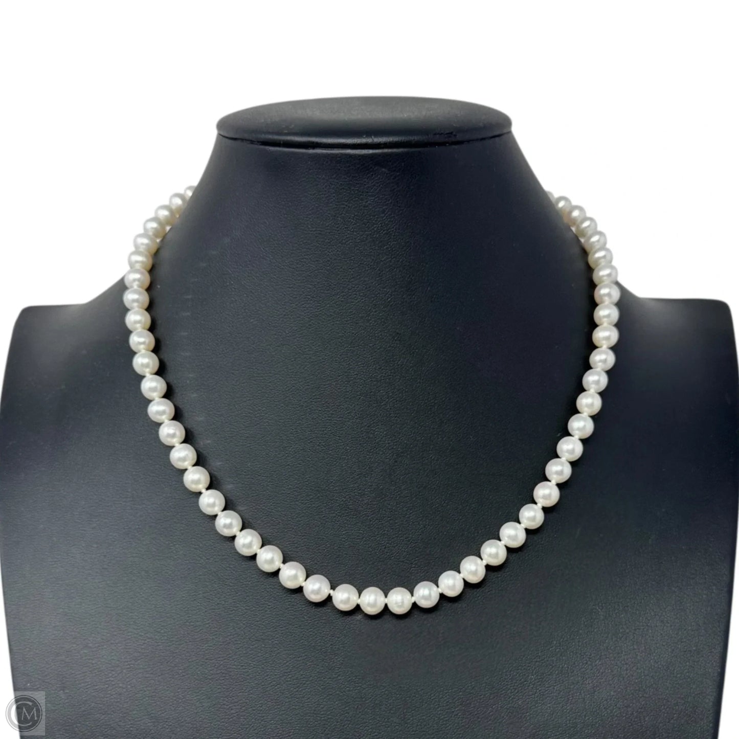 Pearl Necklace With Sterling Clasp